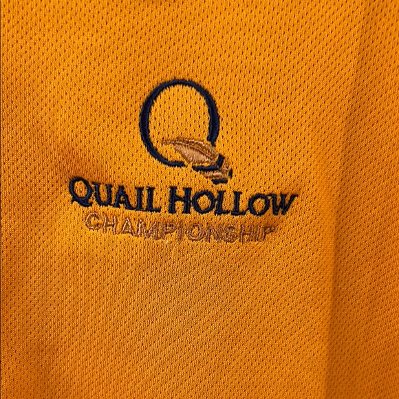 Quail Hollow Orange Polo Shirt - Picture 2 of 3